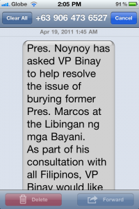 binay-sms