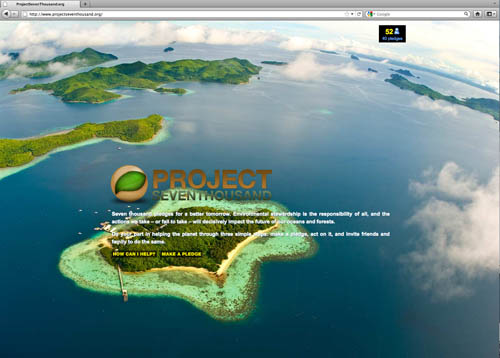 Project7000 screenshot_Welcome page1