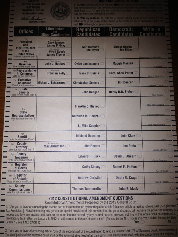 ballot