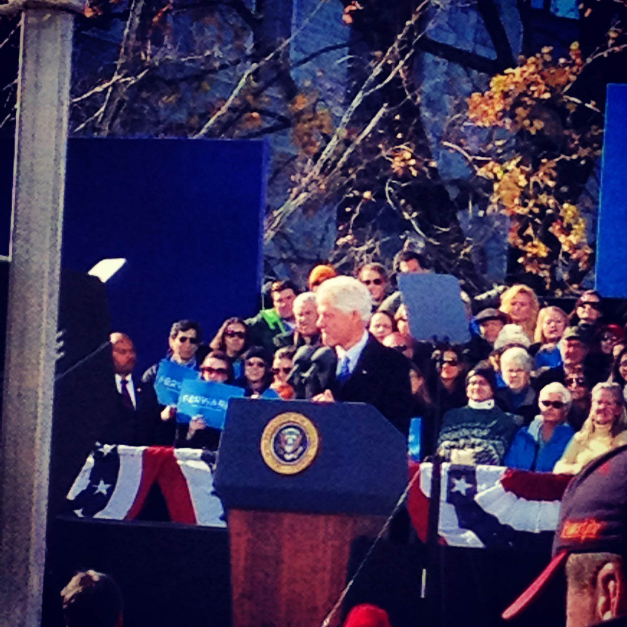 bill clinton rally