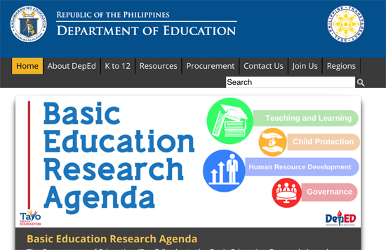 Image from www.deped.gov.ph. Some rights reserved.