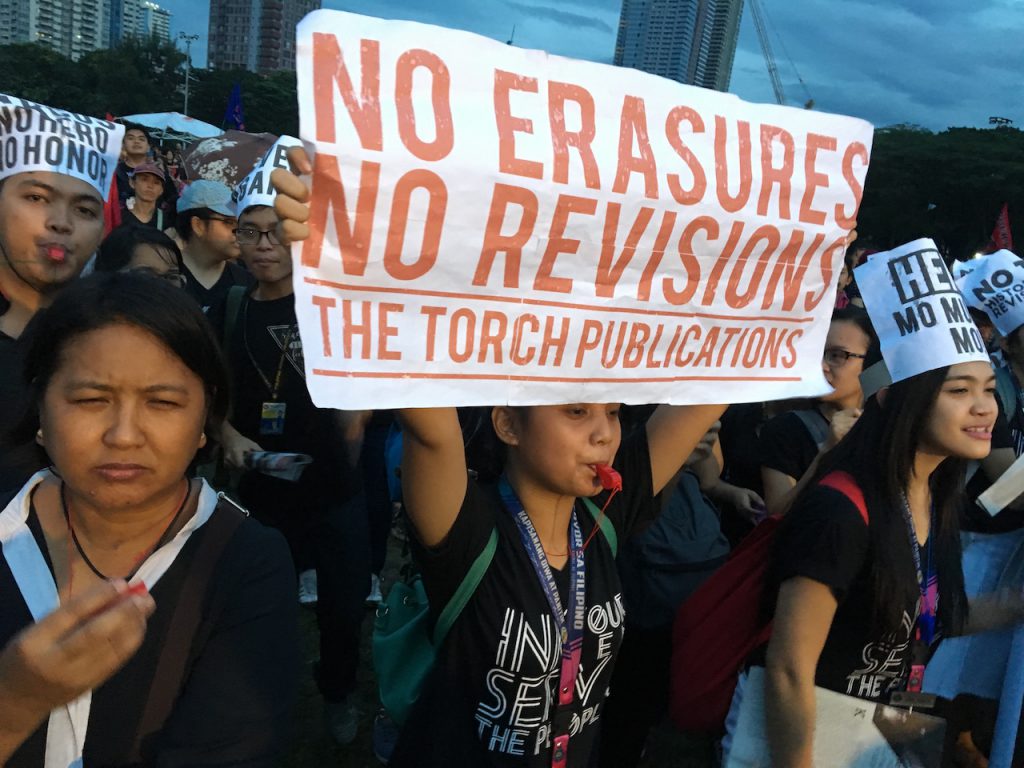"No erasures, no revisions"