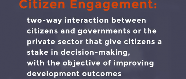 what is citizen engagement