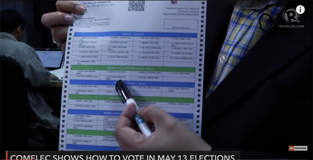 how to vote in may 13 elections 